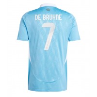 Camiseta Bélgica Kevin De Bruyne #7 Visitante Equipación Eurocopa 2024 manga corta